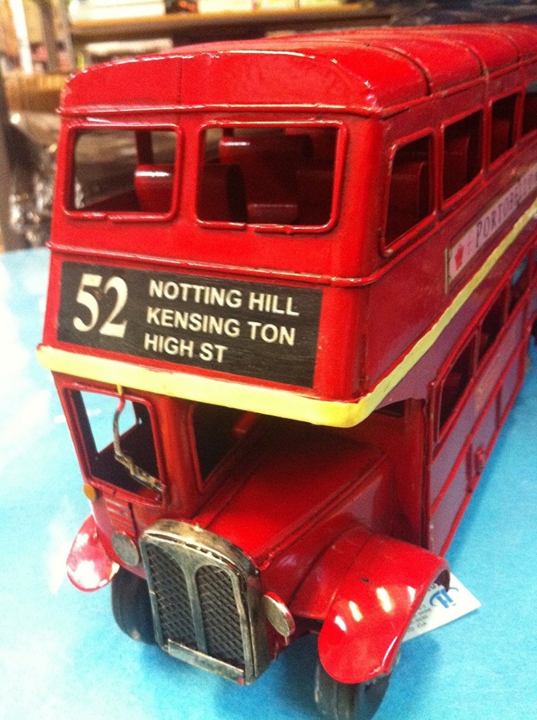 clicca su immagine per consultare dettagli, vedere altre foto e ordinare Prodigital Vintage Oggetti in Latta Bus Londra