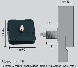 clicca su immagine per consultare dettagli, vedere altre foto e ordinare Cf50 Meccanismi orologio B16(ex H11) crudi ideale per Bombon