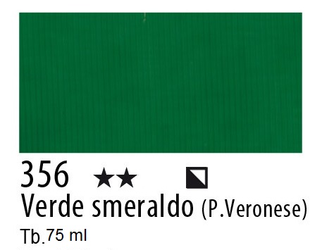 Maimeri colore Acrilico extra fine Verde Smeraldo 356