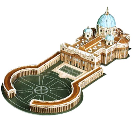 PUZZLE 3D BASILICA di San Pietro 