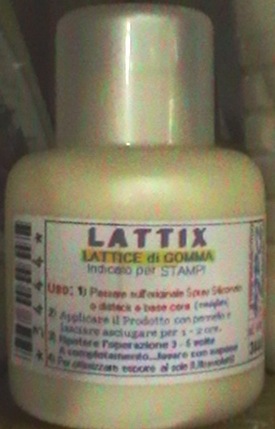 Lattice di Gomma naturale liquido NON TOSSICO LATIX-100