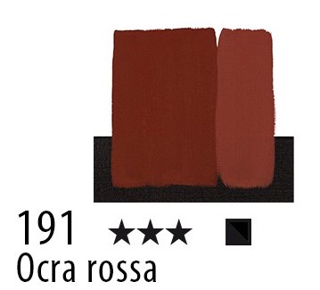 Maimeri colore Acrilico extra fine Ocra Rossa 191 -75ml