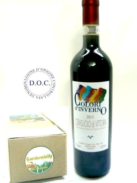 clicca su immagine per consultare dettagli, vedere altre foto e ordinare Vino Colori D Inverno CERASUOLO di VITTORIA DOC Rosso