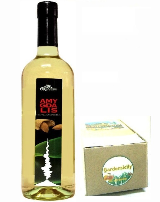 clicca su immagine per consultare dettagli, vedere altre foto e ordinare Vino Amygdalis - Vino alla Mandorla (almond)