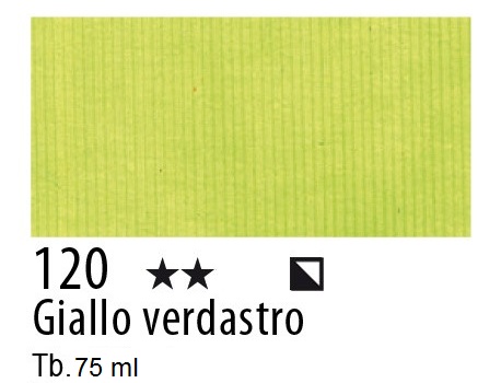 Maimeri colore Acrilico extra fine Giallo Verdastro 120 -75m