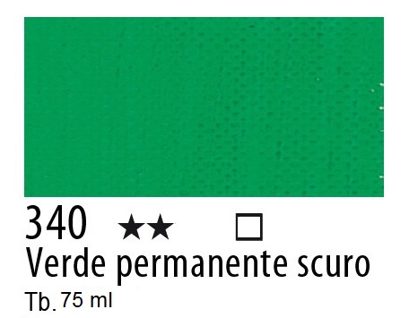 Maimeri colore Acrilico extra fine Verde perm. Scuro 340