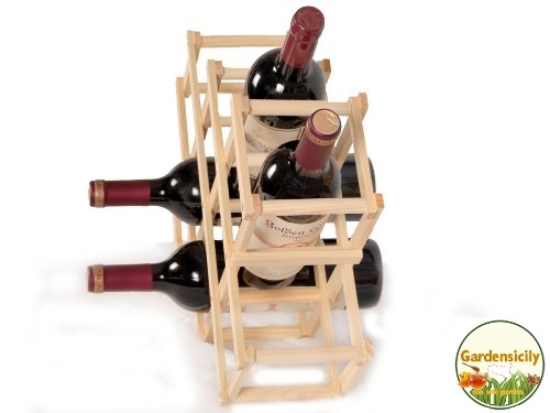 clicca su immagine per consultare dettagli, vedere altre foto e ordinare Cantinetta:  Scaffale per vino in Legno