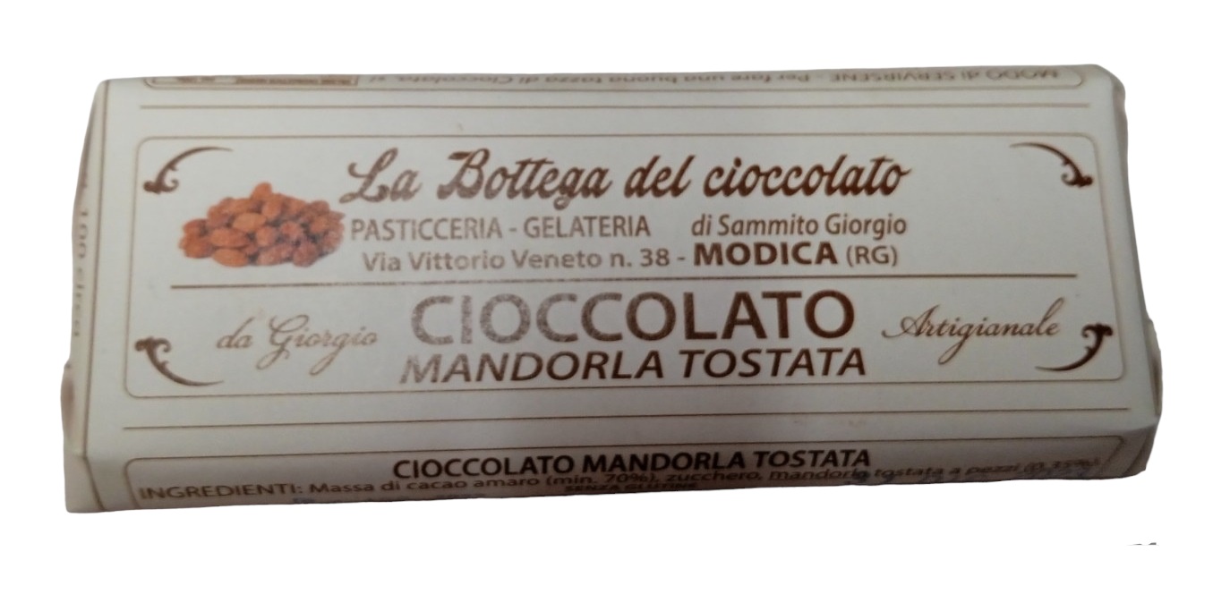 clicca su immagine per consultare dettagli, vedere altre foto e ordinare Bottega del Cioccolato di Modica Gusto MANDORLA TOSTATA