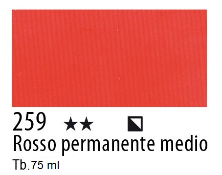 Maimeri colore Acrilico extra fine Rosso Perm. Medio 259