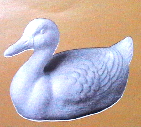 STAMPI IN GOMMA 3d: CIGNO CM.14