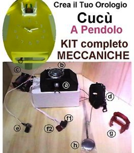 Meccanica Cucu con OROLOGIO a PENDOLO