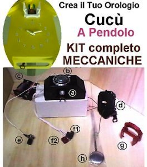 clicca su immagine per consultare dettagli, vedere altre foto e ordinare Meccanica Cucu con OROLOGIO a PENDOLO