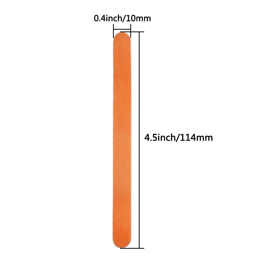 ordina 100 Legnetti Stecche Colorati da 11cm - Spatole in legno