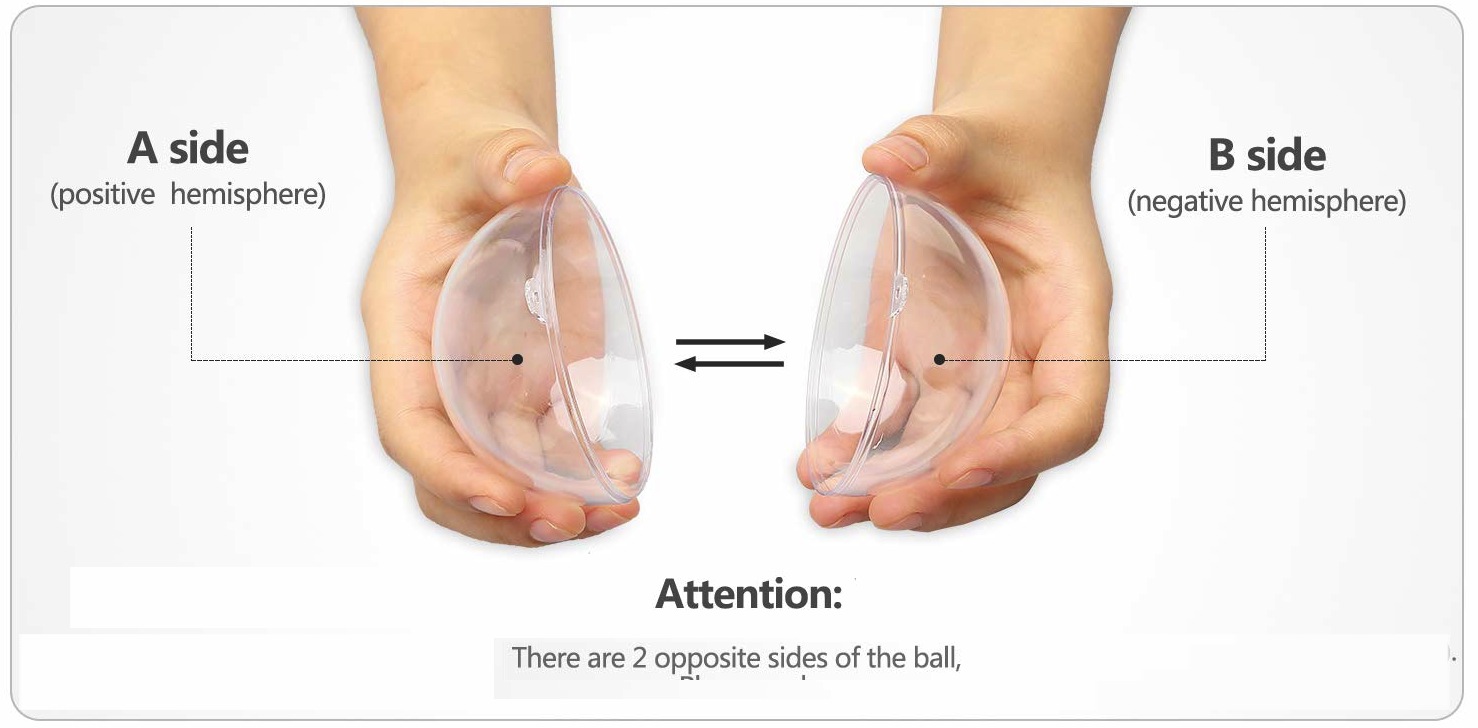 ordina SFERA PLASTICA TRASPARENTE APRIBILE IN 2 SEZIONI CM. 16