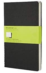 Moleskine Taccuino Set 3 con Pagina Bianca, Cuciti.