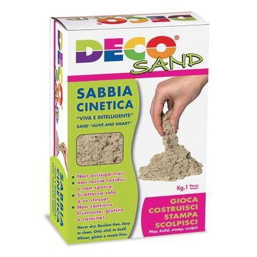 clicca su immagine per consultare dettagli, vedere altre foto e ordinare sabbia cinetica Deco Sand da 1kg. 