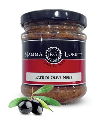 ordina Paté di Olive Nere Siciliani, produzione Locale 190 g