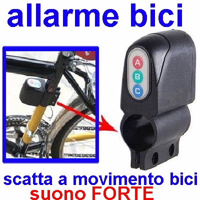 ALLARME BICICLETTA EFFICACE