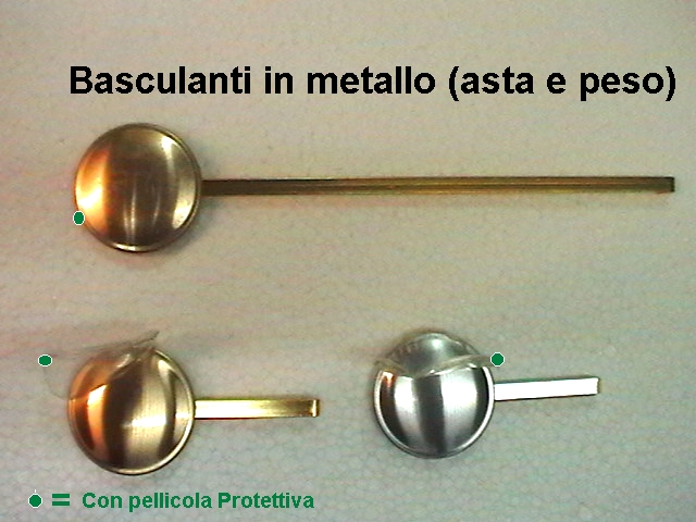 Basculante Pendolo 15cm in Metal ORO