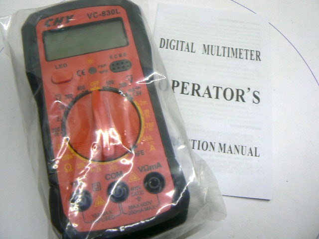 MULTIMETRO TESTER DIGITALE COMPATTO 