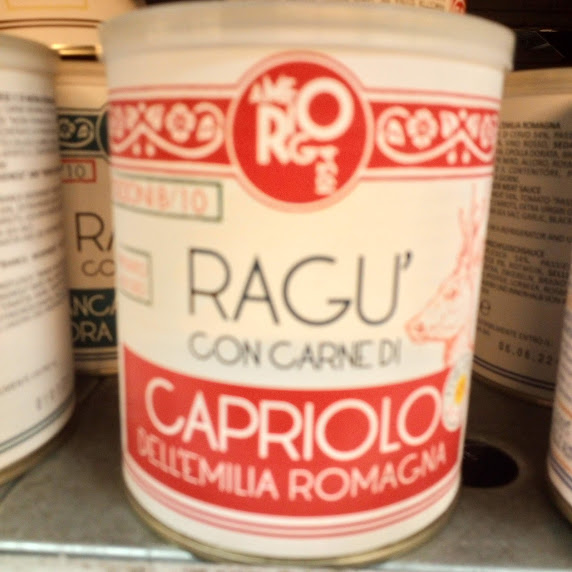 ordina RAGU  PRONTO CON CARNE DI CAPRIOLO: APRI E VERSA