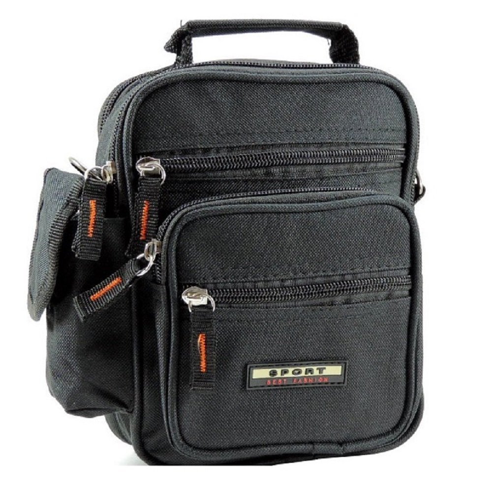 Borsello tracolla uomo compatto c tasche - borsello sport