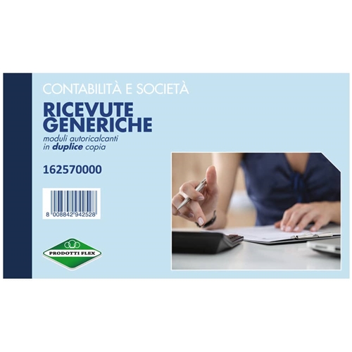 Ricevute Generiche in Duplice Copia 16257 Prodotti Flex