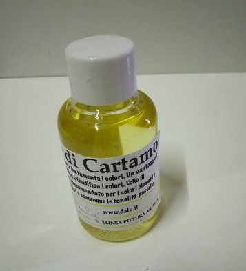 OLIO DI CARTAMO PER BELLE ARTI PITTURA AD OLIO 100 ml.