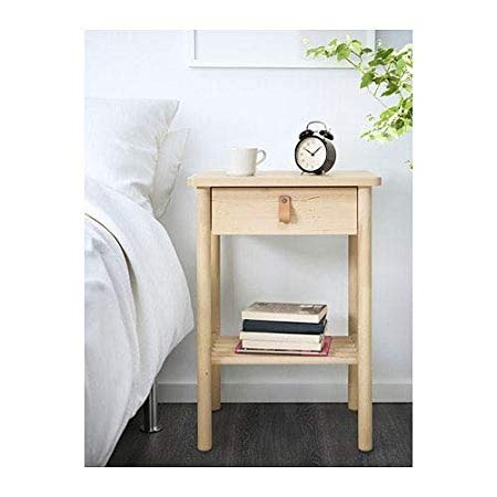 ikea Ikea Comodino in legno massello, 48 x 38 cm, cassetto  