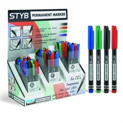 clicca su immagine per consultare dettagli, vedere altre foto e ordinare PENNARELLO NIJI STYB STABILO PERMANENT MARKER punta S