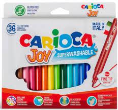 carioca Joy Confezione 36 Pennarelli nuova cf super lavabile 8003511406165