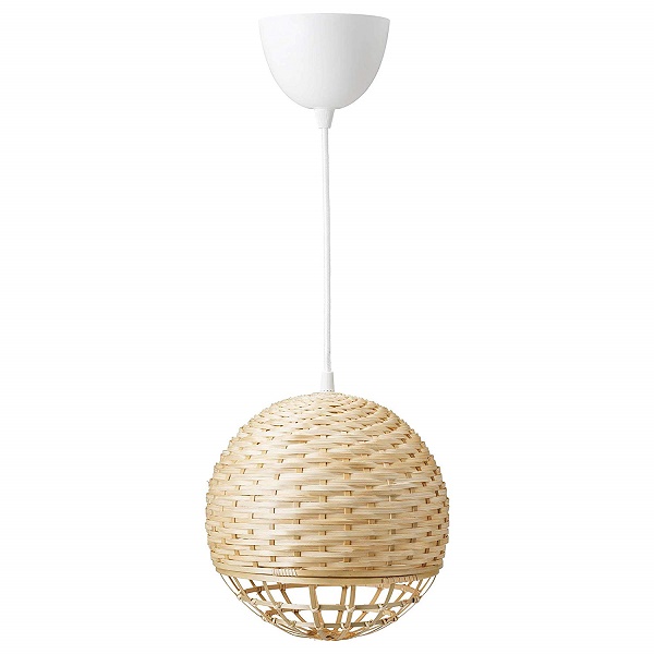 ordina Ikea Lampada a Sospensione, Color Naturale/Beige in bamb&ugr