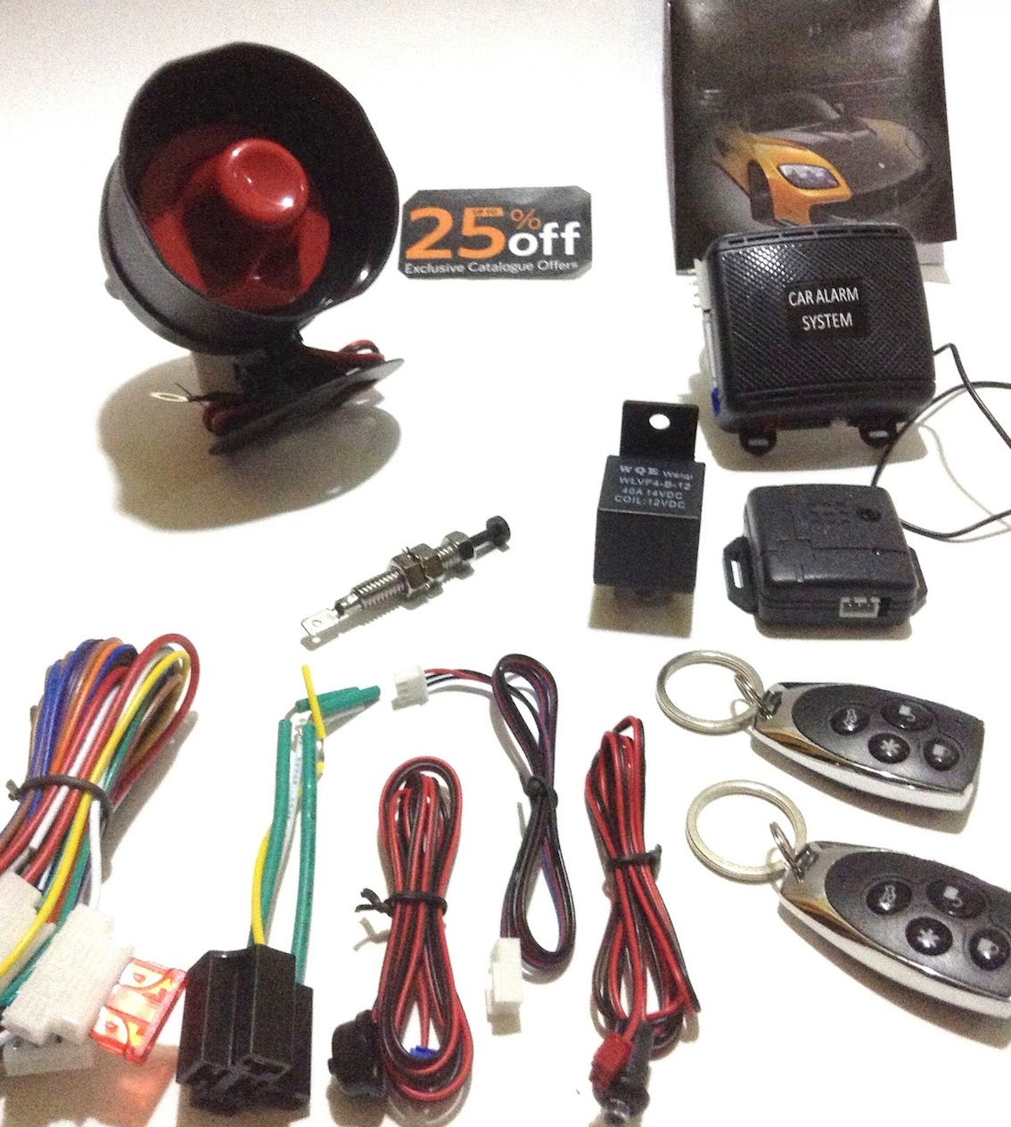 ordina ALLARME AUTO Car Alarm Security System KIT PROFESSION