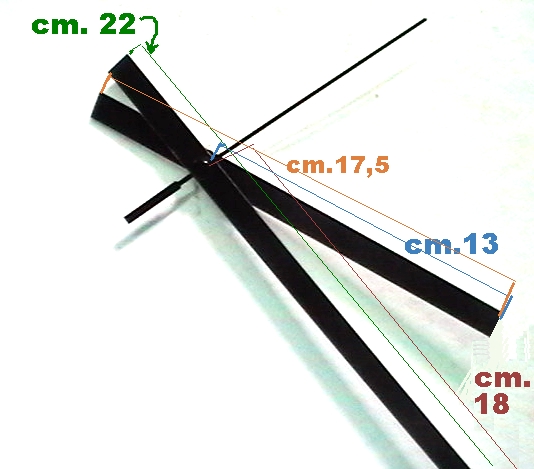 clicca qui per rientrare su set solo LANCETTE 18cm. METALLO E18 NERO