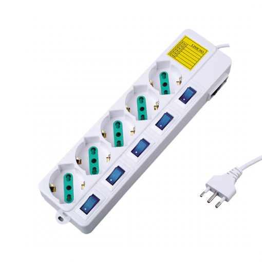 clicca qui per rientrare su Ciabatta Multipresa Con Interruttori singoli con cavo mt.1,5