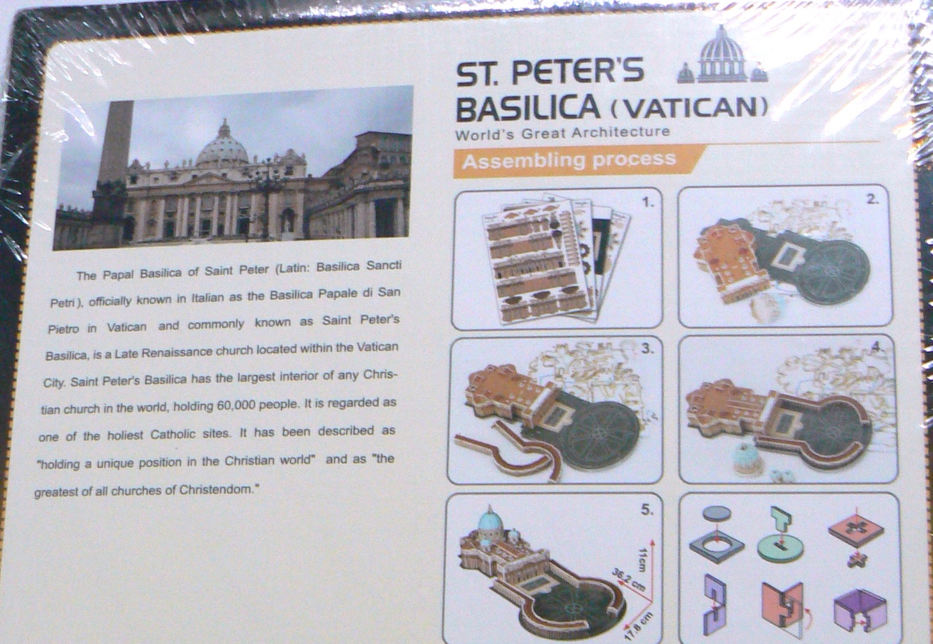 PUZZLE 3D BASILICA di San Pietro 