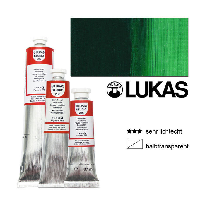 ordina OLIO PROFESSIONALE LUKAS STUDIO 37ML - GR. 1 VERDI SCURI