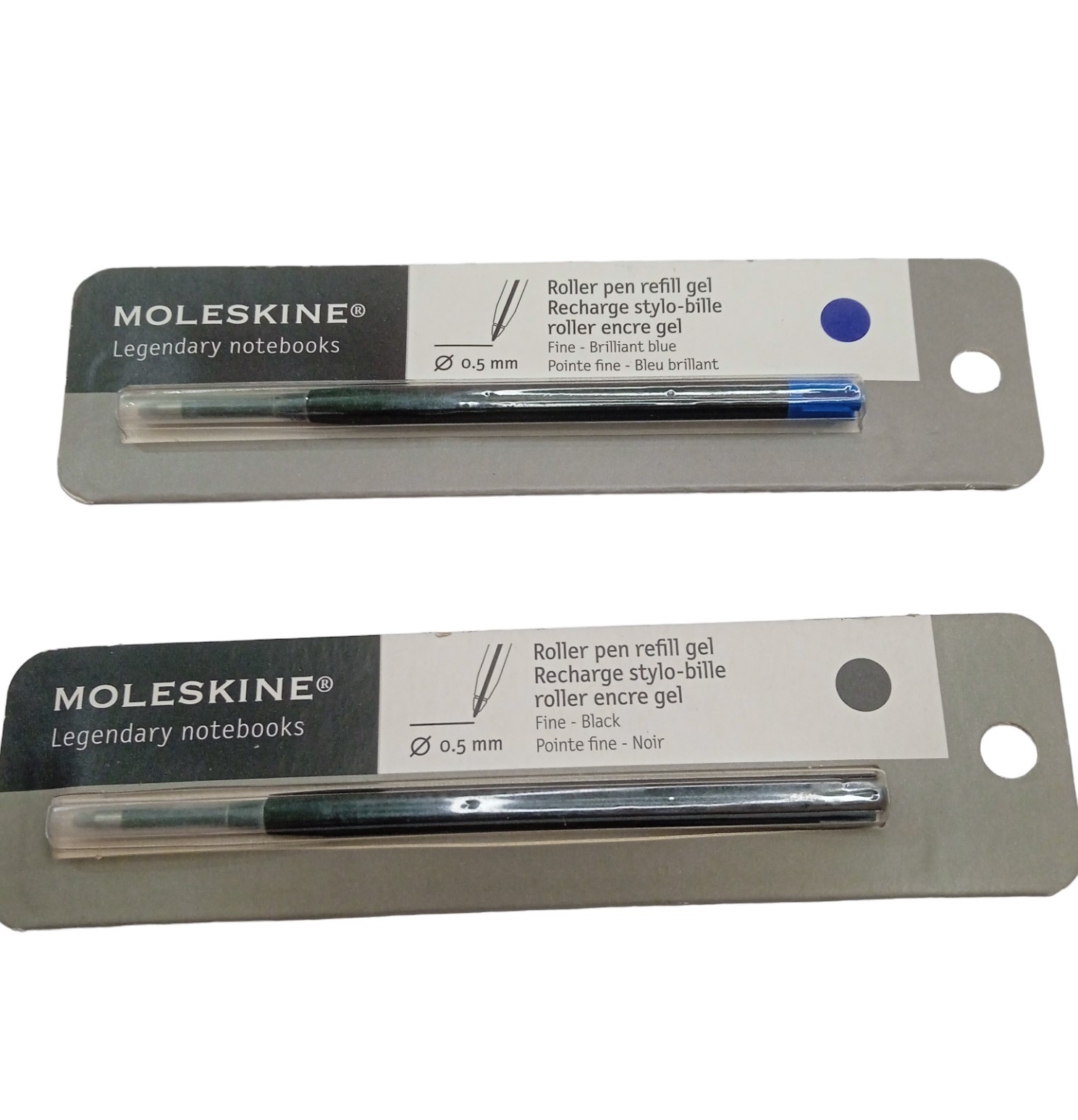 Moleskine Roller gel refill bright 05 Ricambio BLU.