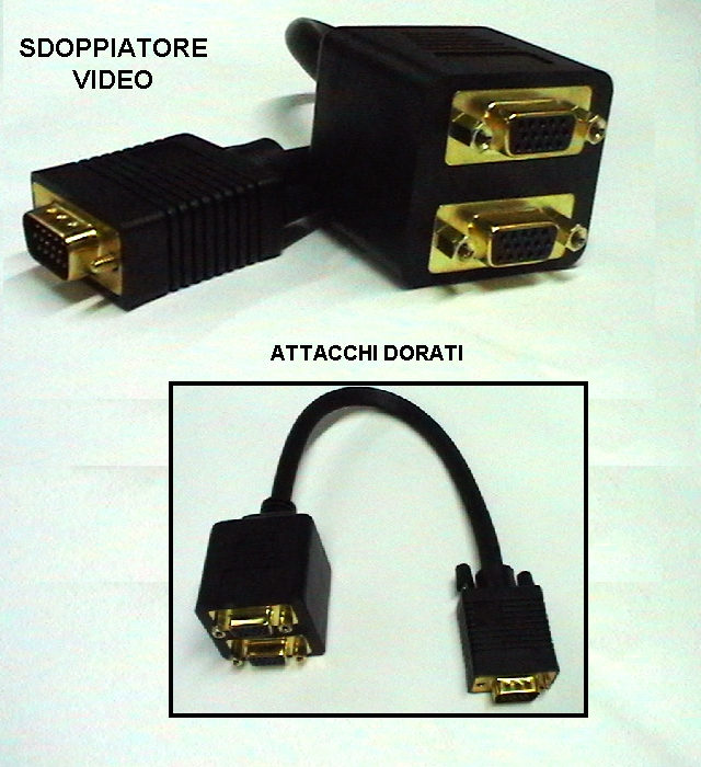 clicca su immagine per consultare dettagli, vedere altre foto e ordinare Sdoppiatore SPLITTER VGA VGA