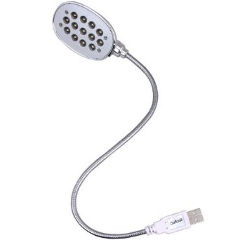 clicca su immagine per consultare dettagli, vedere altre foto e ordinare Lampada USB con 13 LED SNODABILE