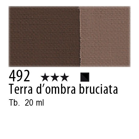 Maimeri TEMPERA FINE colore TERRA OMBRA BRUCIATA da 20ml. introvabili24 