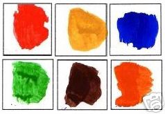 confezione 10 Pigmenti puri polvere in colori assortiti