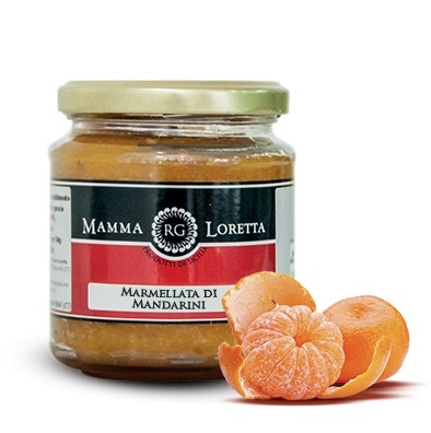 Marmellata di Mandarini Siciliani, produzione Locale 350 gr.