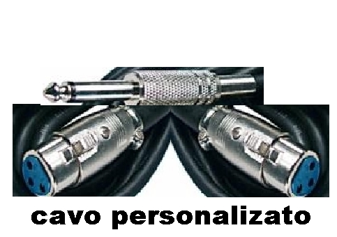 CAVO 2 CANNON e 1 jack 6,4mm 