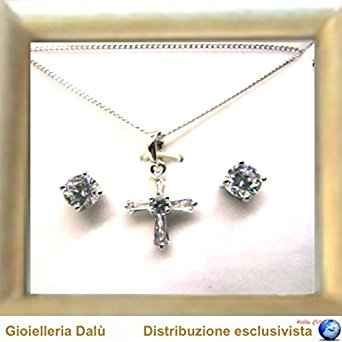 clicca su immagine per consultare dettagli, vedere altre foto e ordinare Set Collana e Orecchini placcati in argento