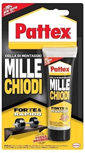 clicca su immagine per consultare dettagli, vedere altre foto e ordinare PATTEX MILLECHIODI FORTE & RAPIDO 100G 