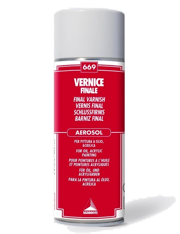 MAIMERI  Bomboletta Spray MAIMERI VERNICE FINALE LUCIDA da  400ml. 8018721628153