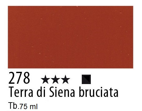 Maimeri colore Acrilico extra fine Terra Siena Bruciata 278