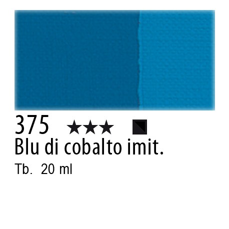 Tempera Fine Maimeri TEMPERA tubo 20 ml. (blu cyan PRIMARIO).