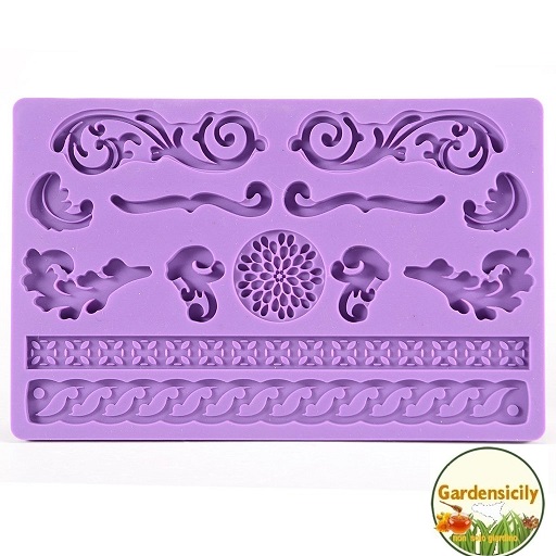 Stampo Dolci in Silicone - Tema: Elegante / Ghirigori